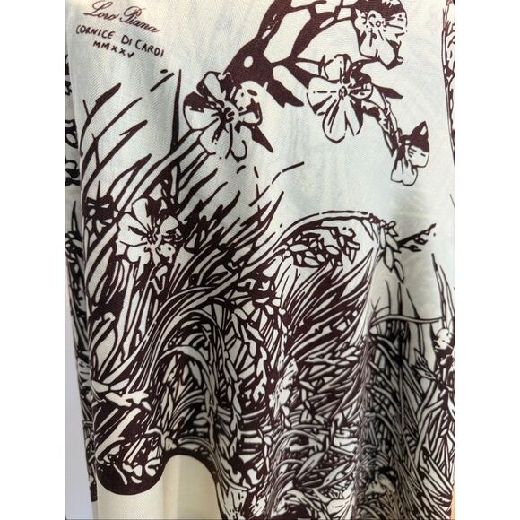 Loro Piana Turati Herringbone Cashmere Scarf 51”X 51” See Description - Picture 4 of 16